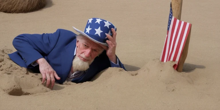 UncleSamInTheSand